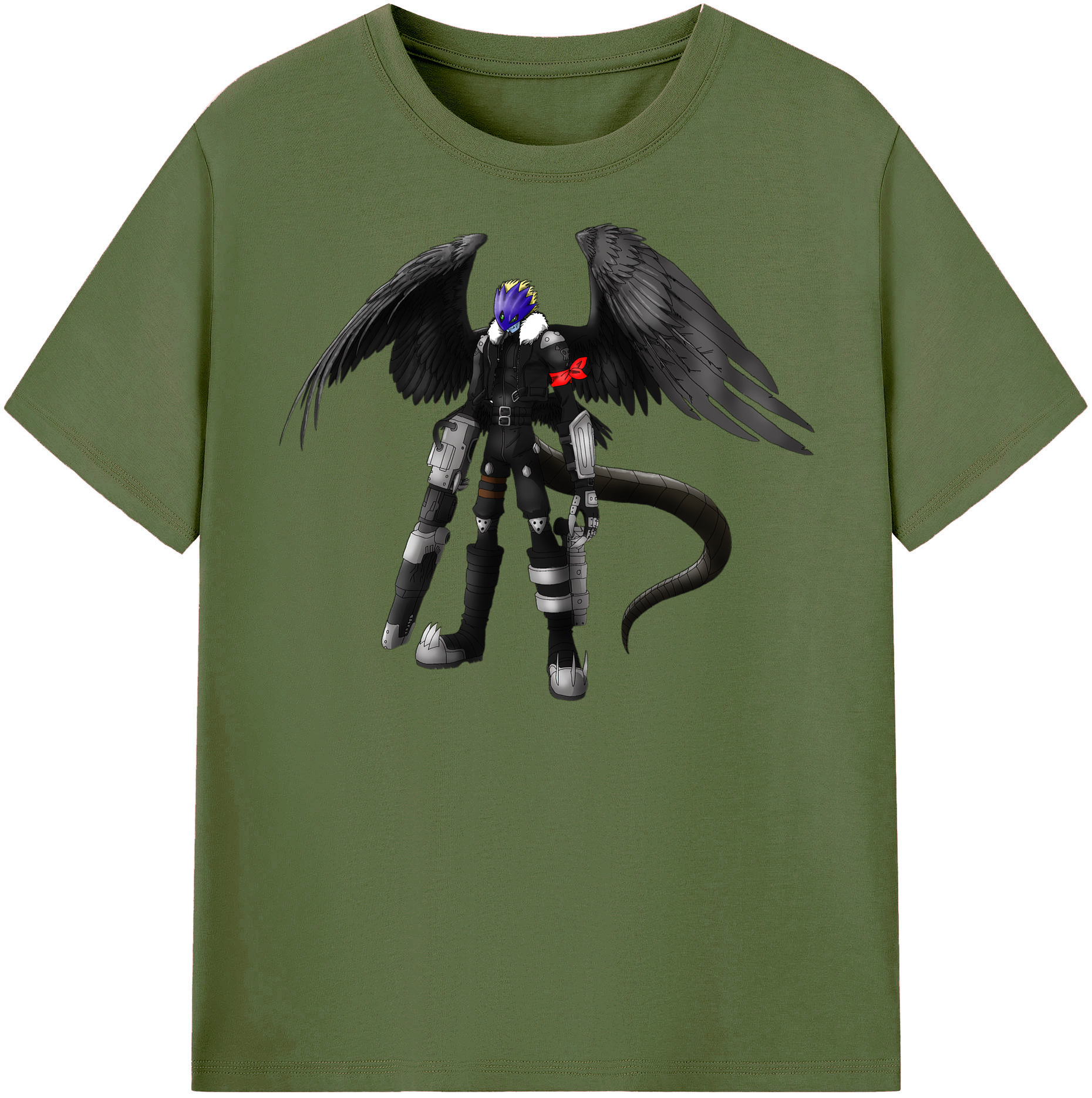 （画像用） Digimon デジタルモンスター/デジモン 綿100％半袖Tシャツ（フロントプリント）
